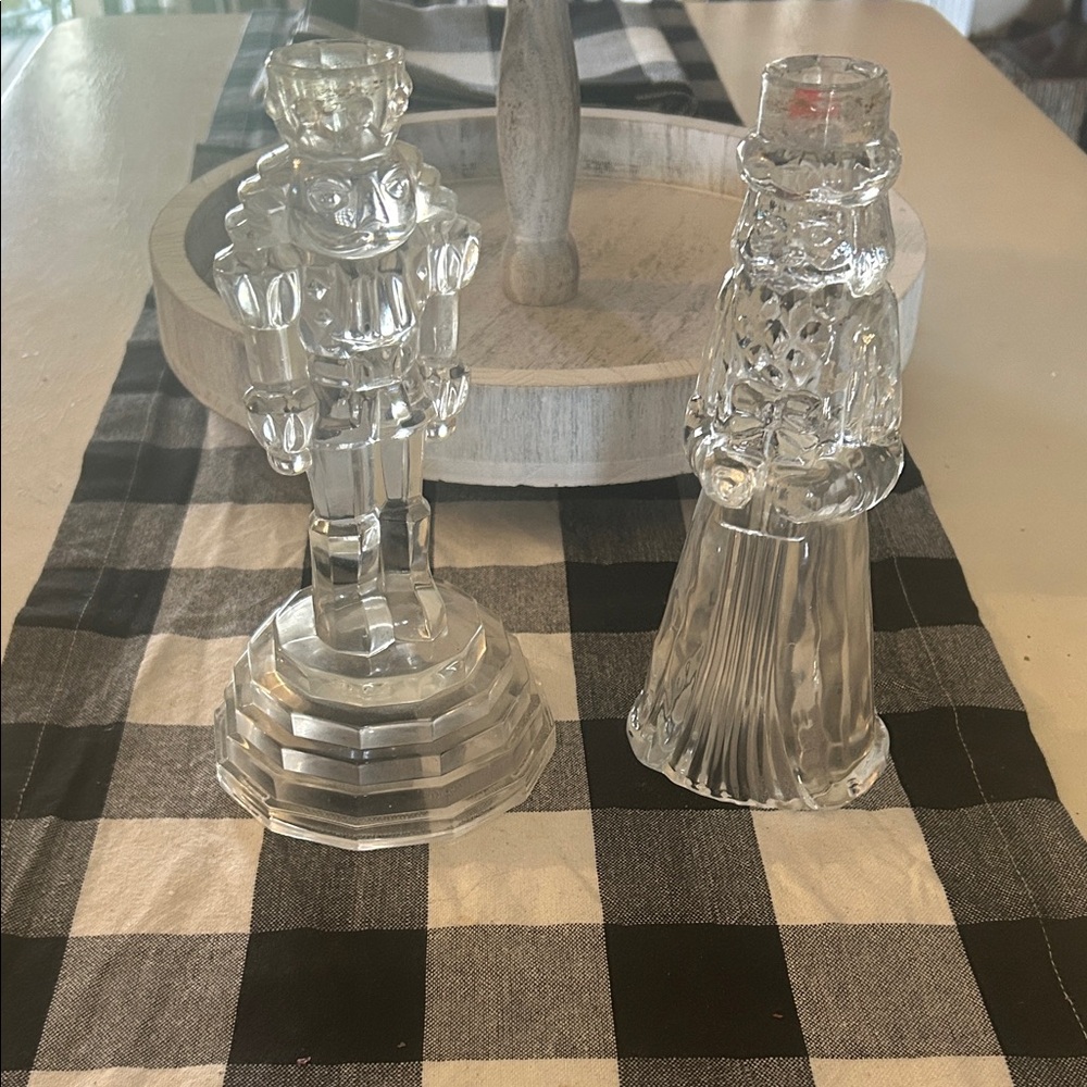 Princess House Clear Glass Holiday Decor